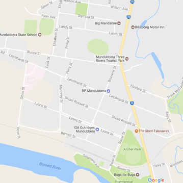 Map to Mundubbera