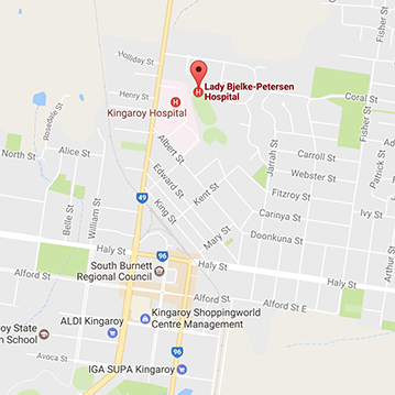 Map to Kingaroy